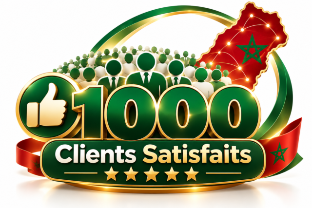 1000 clients satisfaits au Maroc