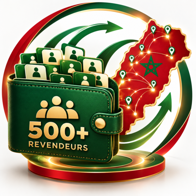 500+ Revendeurs au Maroc