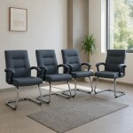 Fauteuil Visiteur Luge/MEHDIA-6004V