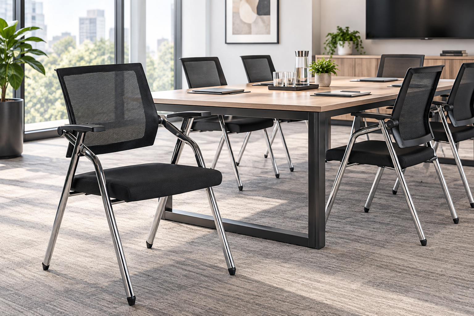 Chaise Pliante empilable F18 Chaise Pliante empilable /F18 – Image 1