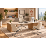 Ensemble Fauteuils de Direction /F40-2 -AFICUIR
