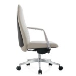 Packs Chaises /F46 - Fauteuils de Direction AFICUIR- Aluminium 62 — Kioma