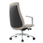 Packs Chaises /F46 - Fauteuils de Direction AFICUIR- Aluminium 65 — Kioma
