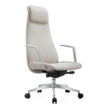 Packs Chaises /F46 - Fauteuils de Direction AFICUIR- Aluminium 66 — Kioma