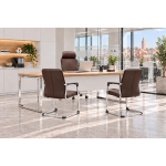 Chaise Visiteur AFICUIR-F38V – Image 2