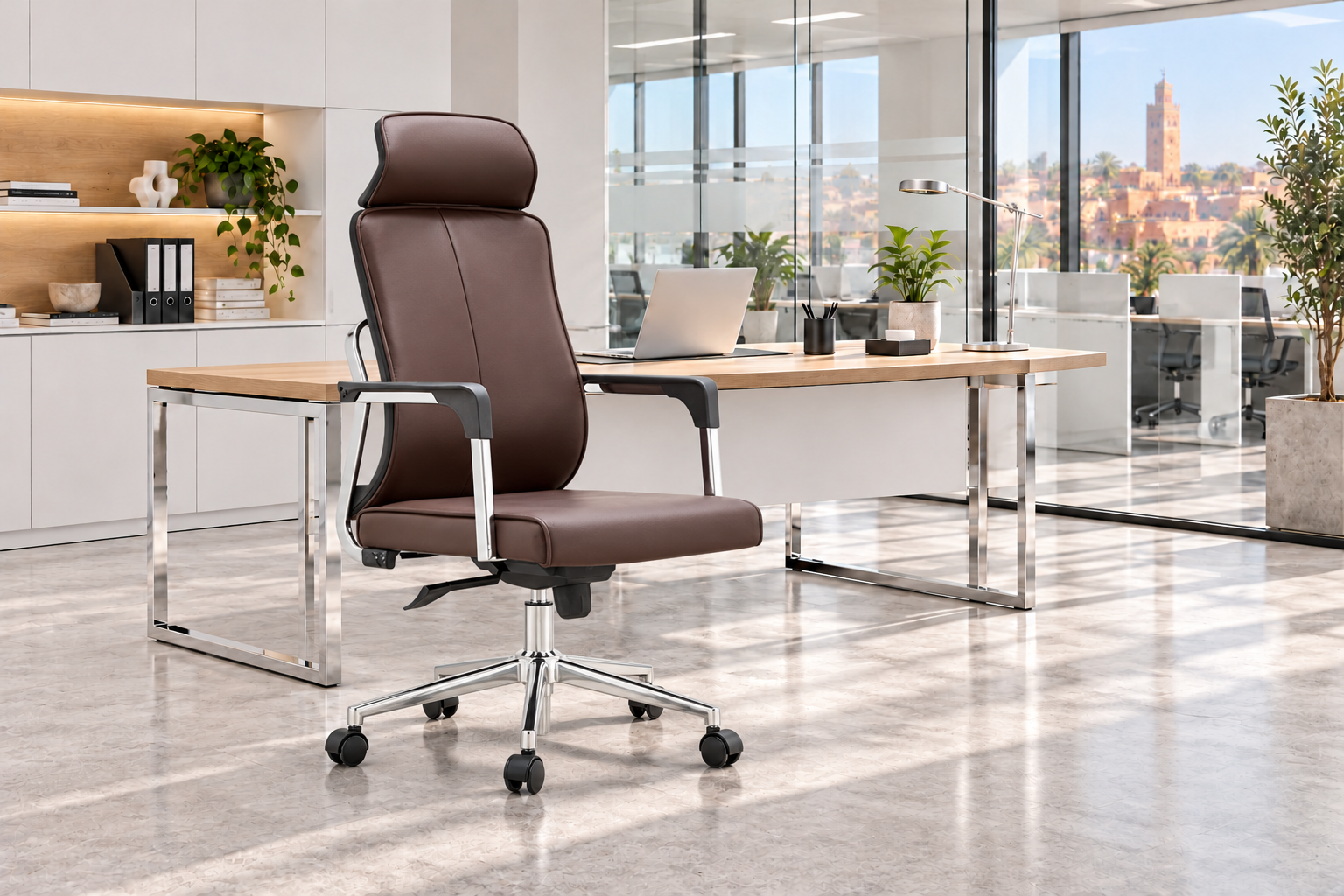 Fauteuil F38P Chaise de Direction AFICUIR /F38P – Image 1