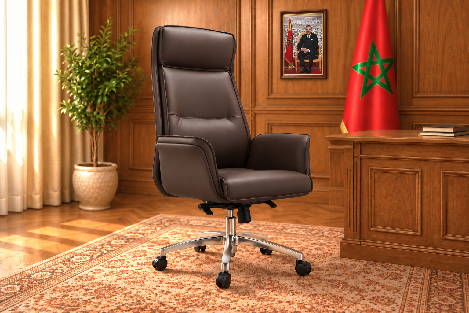 Fauteuil F45P-Mar Fauteuil Président /F45P – AFICUIR – Image 1