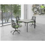 Table de Réunion /AATC0120 – Aluminium Gris -KIOMA Meuble Premium Maroc