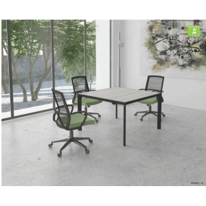 Table de Réunion /AATC0120 – Aluminium Gris -KIOMA Meuble Premium Maroc