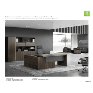 Bureau Présidentiel /DESK-DV012 – Set Complet -KIOMA Meuble Premium Maroc