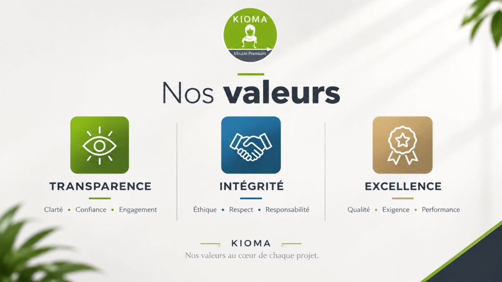 Transparence , Intégrité , Excellence