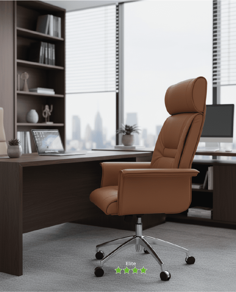 CHAISE /MACUIR.5P.PLUS – Fauteuil Président Elite-KIOMA Meuble Premium Maroc