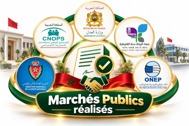 Marchés publics réalisés au Maroc