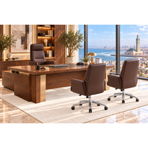 Ensemble Fauteuils de Direction /F45-AFICUIR