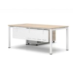 Bureau Responsable /RIM-DESK-160 – MDF & Aluminium 119 — Kioma