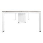 Table de Réunion /RIM-REUN – Aluminium Blanc 186 -KIOMA Meuble Premium Maroc
