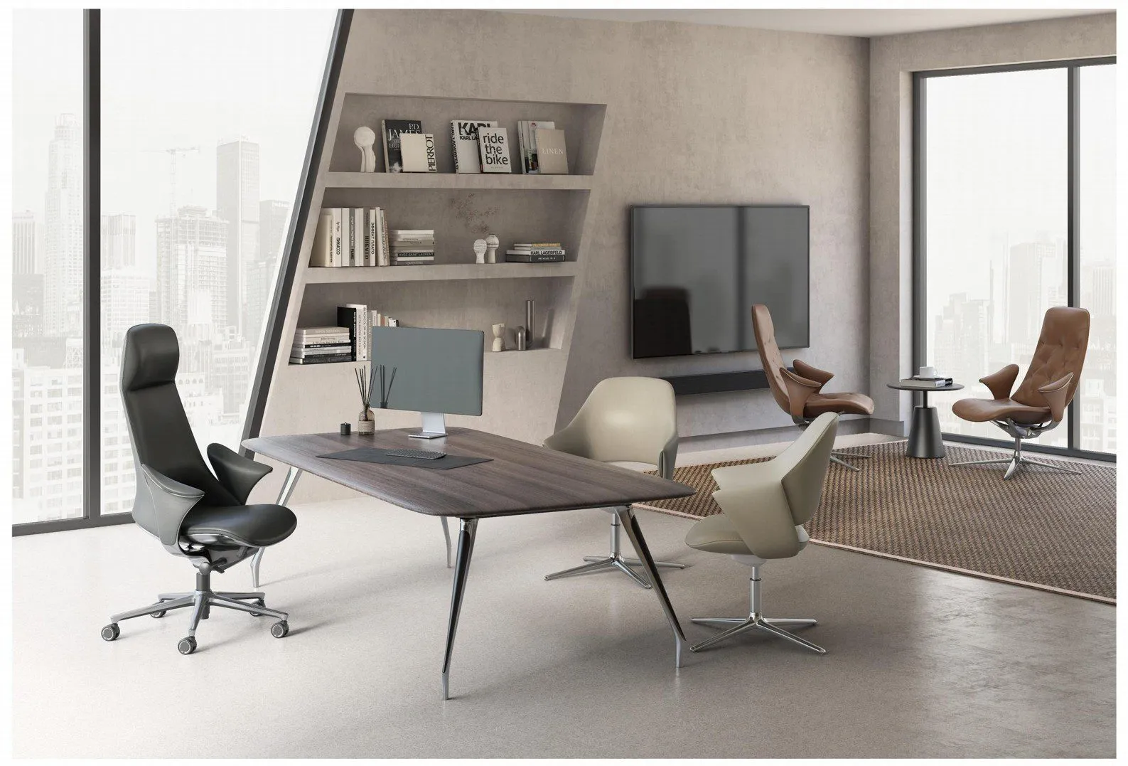 CHAISE /STARK-SHD – Fauteuil en Vraie Cuir Italien 12 — Kioma
