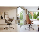 CHAISE /STARK-GH – Fauteuil en Vraie Cuir Italien 16 — Kioma