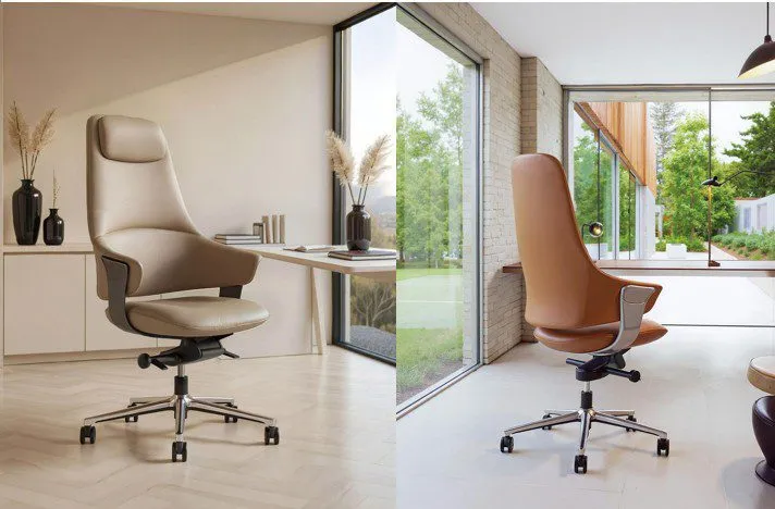 CHAISE /STARK-GH – Fauteuil en Vraie Cuir Italien 16 — Kioma