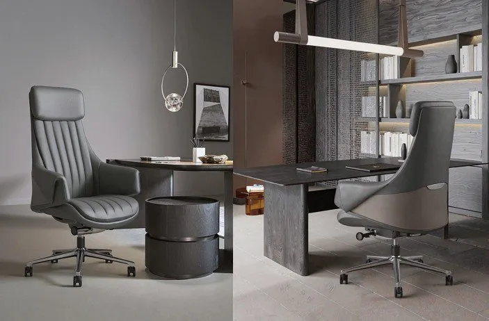 CHAISE /STARK-SHD – Fauteuil en Vraie Cuir Italien 13— Kioma